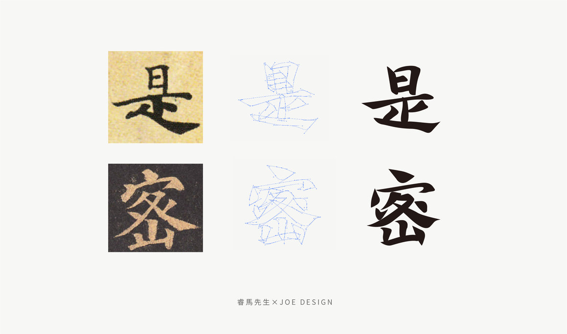 睿馬先生丨书法字体设计